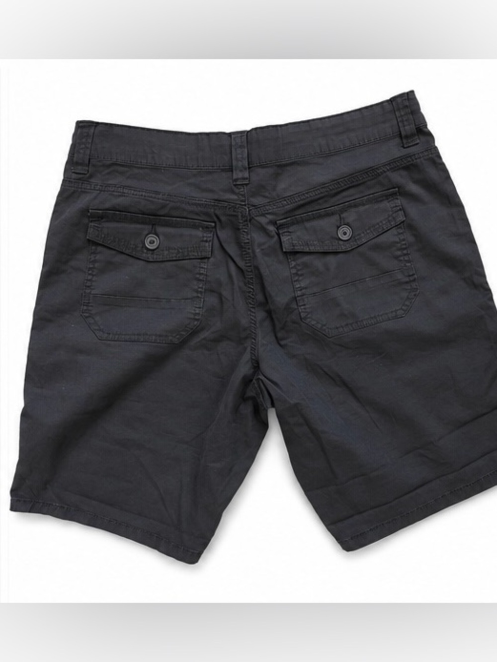 NWT Unionbay Convertible Cargo Shorts Gray Size 8 Mid Rise Stretch Utility - Picture 2 of 6
